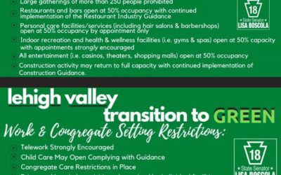 Statement from Senator Boscola on the Lehigh Valley Going Green